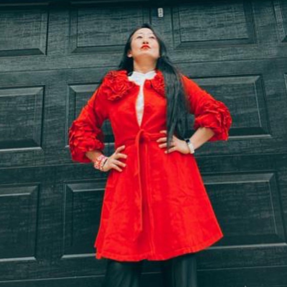 Engine Red Winter Coat - Picture 10 of 12